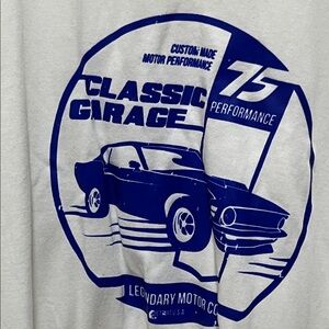 Classic Garage Graphic T-Shirt - White XL